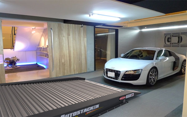 Upgrading home garage with an Autostacker parking lift