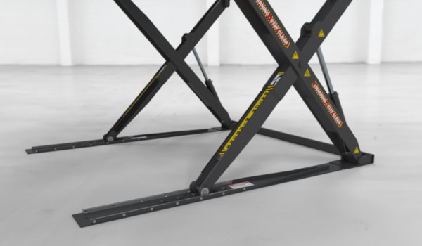 No lifting cables on the Autostacker parking lift