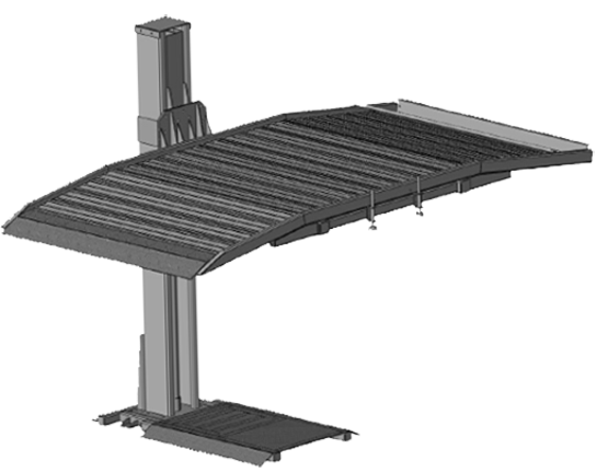 Single Post Parking Lift
