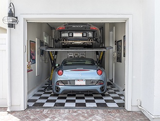 Parking Lift in Small Garage
